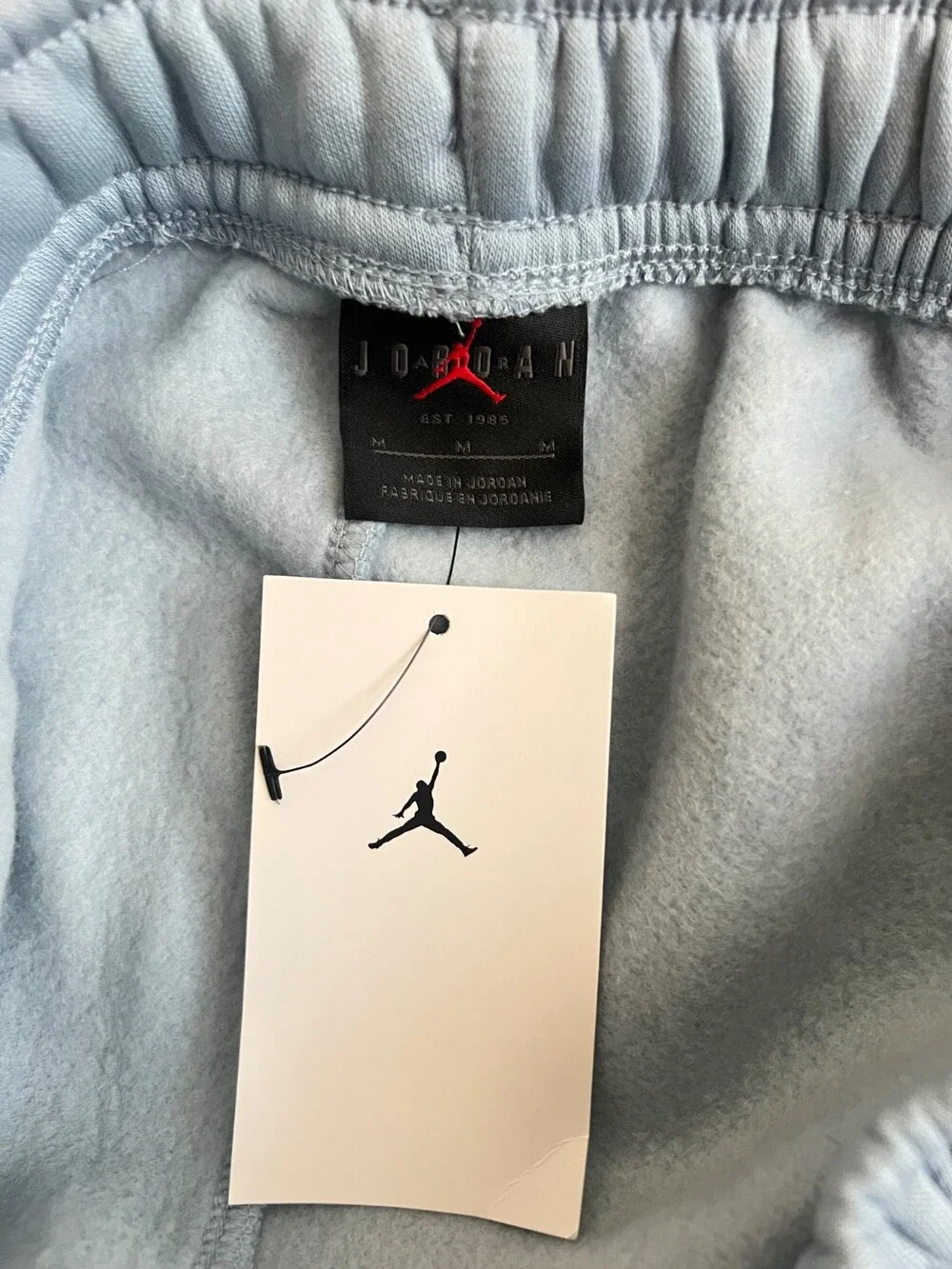 Size M - Jordan Men's Dri-FIT Crossover Fleece Pants UNC Light Blue (FJ7779-436)